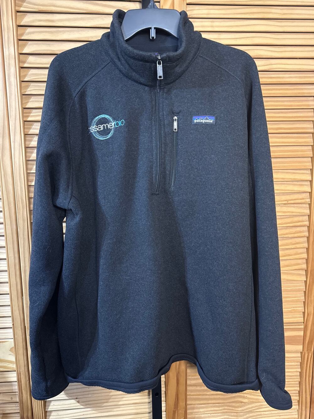 Patagonia Mens Better Sweater 1/4 Zip Fleece Pullover Charcoal Gray Size XL